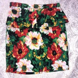 Floral skirt